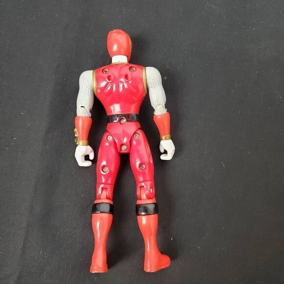 BANDI Red Power Ranger Action Figure, 2002 Toy, 6" - Picture 5 of 6